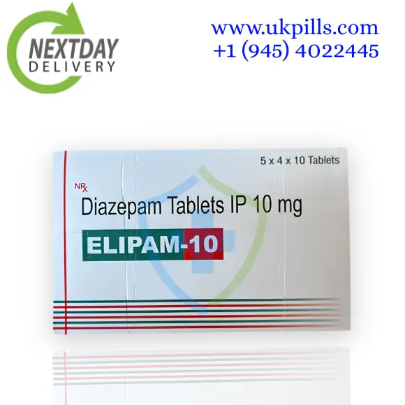 Elipam 10mg Diazepam offers dependable relaxation